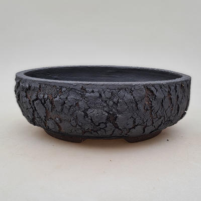 Keramik Bonsai Schüssel 20 x 20 x 7 cm, Farbe rissig - 1
