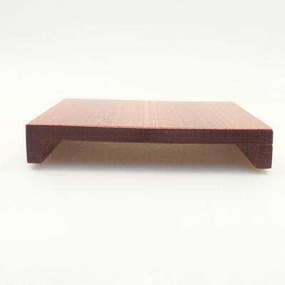 Holztisch unter dem Bonsai braun 10 x 8 x 1,5 cm - 1