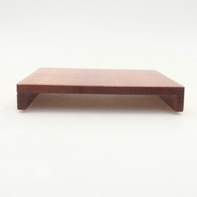 Holztisch unter dem Bonsai braun 12 x 9 x 1,5 cm - 1