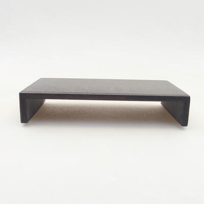 Holztisch unter dem Bonsai braun 16 x 10 x 3 cm - 1