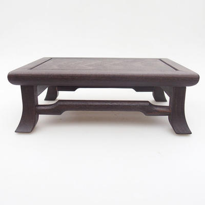Holztisch unter Bonsai braun 19 x 14 x 6 cm - 1