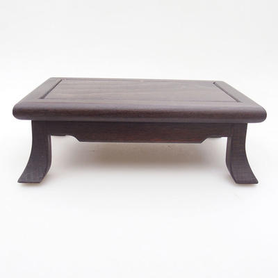 Holztisch unter Bonsai braun 17 x 11,5 x 5 cm - 1