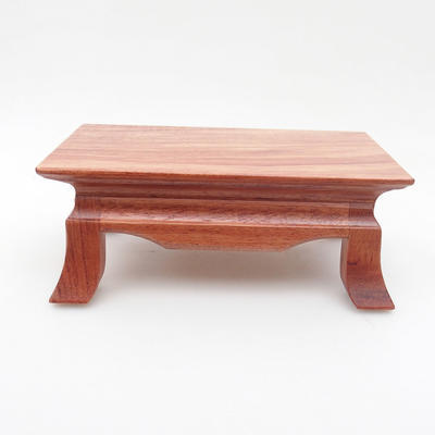 Holztisch unter Bonsai hellbraun 17 x 11 x 6 cm - 1