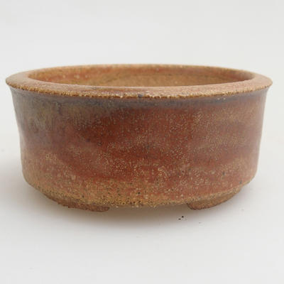 Keramik Bonsai Schüssel 6,5 x 6,5 x 3 cm, rote Farbe - 1