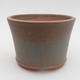 Keramik Bonsai Schüssel 11,5 x 11,5 x, 5 cm, Farbe blau - 1/3