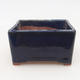 Bonsai-Keramikschale 8,5 x 8,5 x 4,5 cm, Farbe blau - 2. Qualität - 1/4
