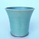 Keramik Bonsai Schüssel 22 x 22 x 20 cm Farbe grün - 1/3