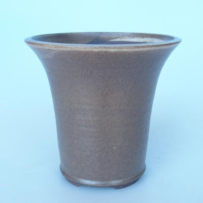 Keramik Bonsai Schüssel 20,5 x 20,5 x 19 cm Farbe braun - 1