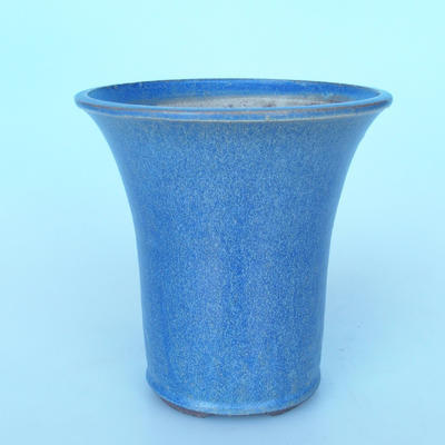 Keramik Bonsai Schüssel 20 x 20 x 20,5 cm Farbe blau - 1