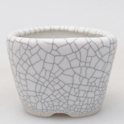 Keramik-Bonsaischale 4 x 4 x 3 cm, Farbe Raku - 1