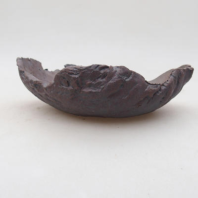 Keramik Bonsai Schale 16 x 12 x 4,5 cm, graue Farbe - 2. Qualität - 1