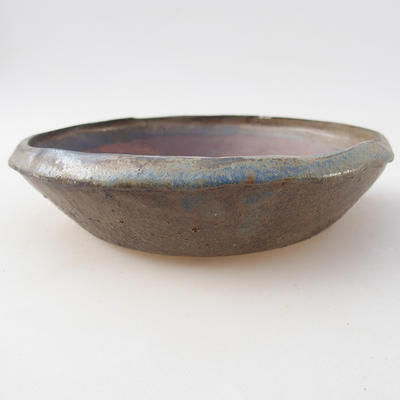 Keramik Bonsai Schüssel 15 x 15 x 4 cm, Farbe braun - 2. Qualität - 1
