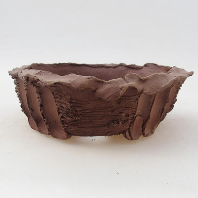 Keramik Bonsai Schüssel 13 x 13 x 4,5 cm, graue Farbe - 2. Qualität - 1