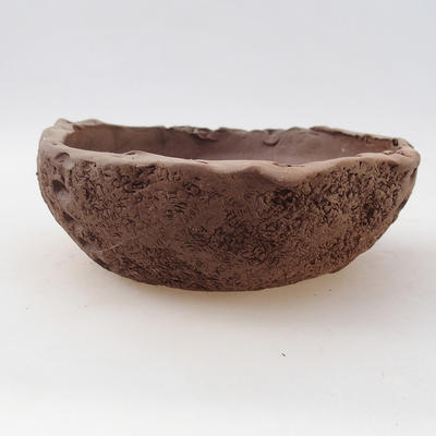 Keramik Bonsai Schale 16 x 16 x 6 cm, graue Farbe - 2. Qualität - 1