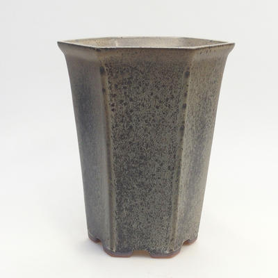 Bonsai-Schale 17 x 15 x 20,5 cm, Farbe grau - 1