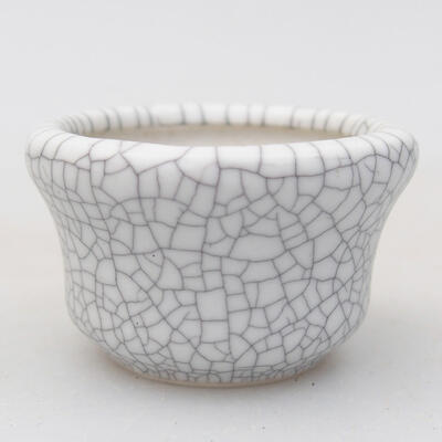 Keramik-Bonsaischale 4 x 4 x 2 cm, Farbe Raku - 1