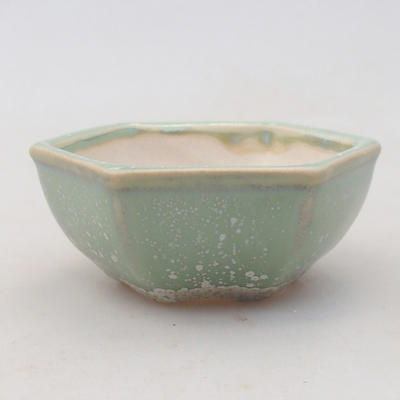 Mini Bonsai Schüssel 7 x 6,5 x 3 cm, Farbe grün - 1