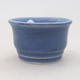 Mini Bonsai Schüssel 4 x 4 x 2,5 cm, Farbe blau - 1/3