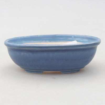 Mini Bonsai Schüssel 8,5 x 6,5 x 2,5 cm, Farbe blau - 1
