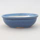 Mini Bonsai Schüssel 8,5 x 6,5 x 2,5 cm, Farbe blau - 1/3
