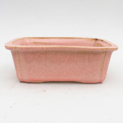 Keramik Bonsaischale 2. Wahl -17,5 x 13 x 6 cm, Farbe pink - 1