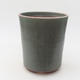Keramik Bonsai Schüssel 14 x 14 x 16 cm, Farbe grün - 1/3