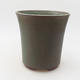 Keramik Bonsai Schüssel 15 x 15 x 16 cm, Farbe grün - 1/3