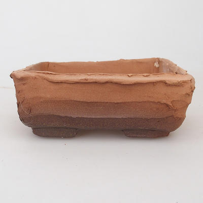 Keramik Bonsai Schüssel 15 x 13 x 6 cm, braune Farbe - 2. Qualität - 1