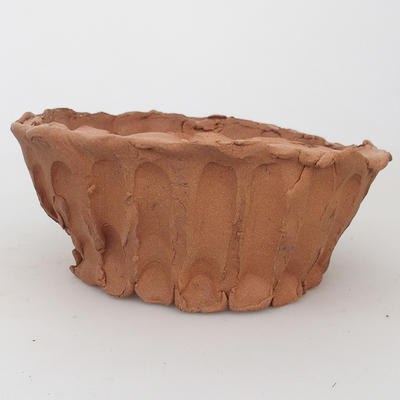 Keramik Bonsaischale 17 x 17 x 4,5 cm, Farbe braun - 2. Wahl - 1