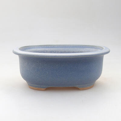 Bonsaischale aus Keramik 15 x 12 x 6 cm, Farbe blau - 1