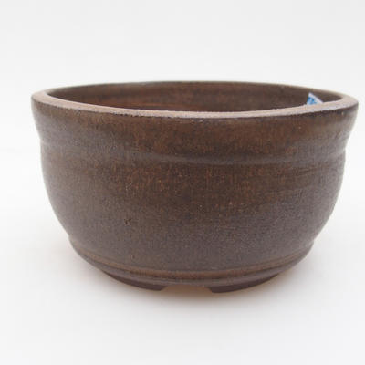Keramik Bonsai Schüssel 11 x 11 x, 6 cm, braune Farbe - 1