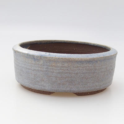 Keramische Bonsai-Schale 15 x 15 x 5,5 cm, Farbe blau - 1