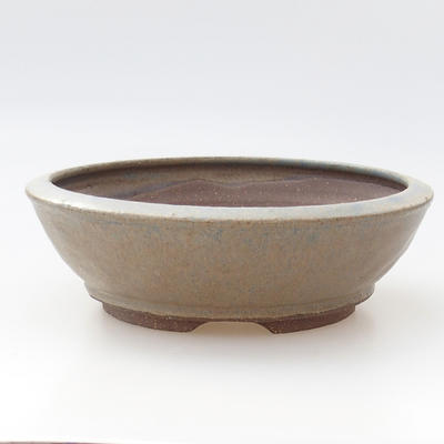 Keramische Bonsai-Schale 18 x 18 x 5,5 cm, Farbe blau - 1