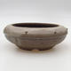 Keramische Bonsai-Schale 15 x 15 x 6 cm, graue Farbe - 1/3