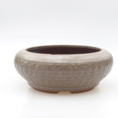 Keramische Bonsai-Schale 17 x 17 x 7,5 cm, graue Farbe - 1