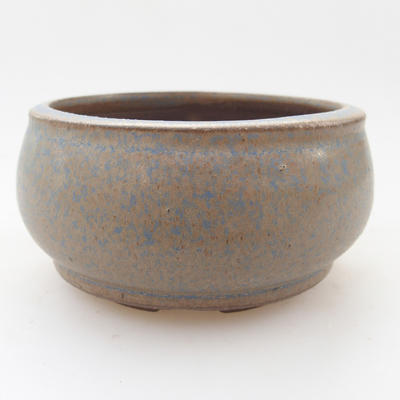 Keramik Bonsai Schüssel 9 x 9 x 5 cm, Farbe blau - 1