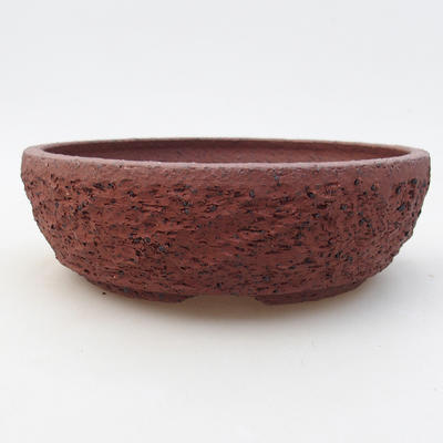 Keramische Bonsai-Schale 17 x 17 x 5,5 cm, graue Farbe - 1