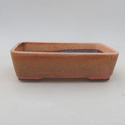 Keramik Bonsai Schüssel 17 x 13 x 5 cm, Farbe rosa - 1