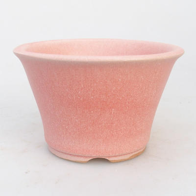 Keramik Bonsai Schüssel 11 x 11 x 7 cm, rosa Farbe - 1