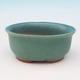 Keramik Bonsai Schüssel H 30 - 12 x 10 x 5 cm, grün - 12 x 10 x 5 cm - 1/3