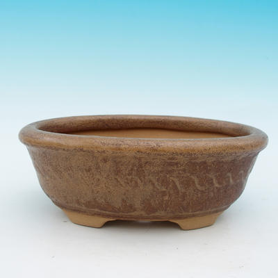 Bonsai Keramikschale CEJ 30, hellbraun - 1