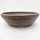 Keramik Bonsai Schüssel 24 x 24 x 7,5 cm, Farbe grau - 1/3