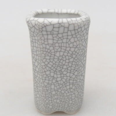 Keramik-Bonsaischale 2,5 x 2,5 x 4,5 cm, Farbe Raku - 1