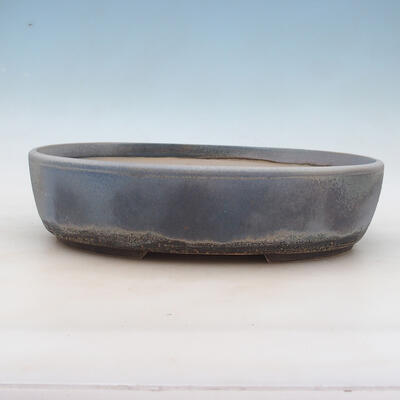 Bonsai-Schale 33 x 26 x 8,5 cm, graublaue Farbe - 1