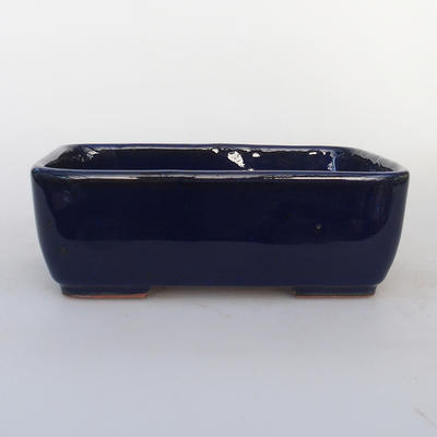 Bonsaischale aus Keramik 16 x 11 x 5,5 cm, Farbe blau - 1