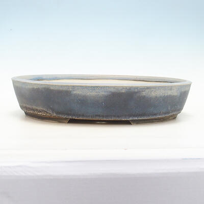 Bonsai-Schale 44 x 35,5 x 9 cm, graublaue Farbe - 1