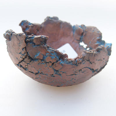 Keramikschale 8 x 8 x 5,5 cm, Farbe blau - 1