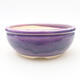 Keramik Bonsai Schüssel 13 x 13 x 5 cm, Farbe lila - 1/3