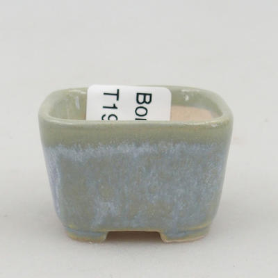 Mini-Bonsaischale 3,5 x 3,5 x 2,5 cm, Farbe blau - 1