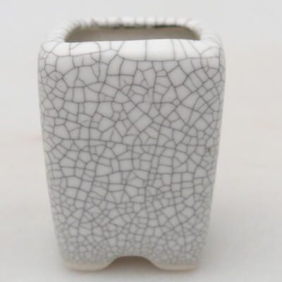 Keramik-Bonsaischale 2,5 x 2,5 x 3,5 cm, Raku-Farbe - 1